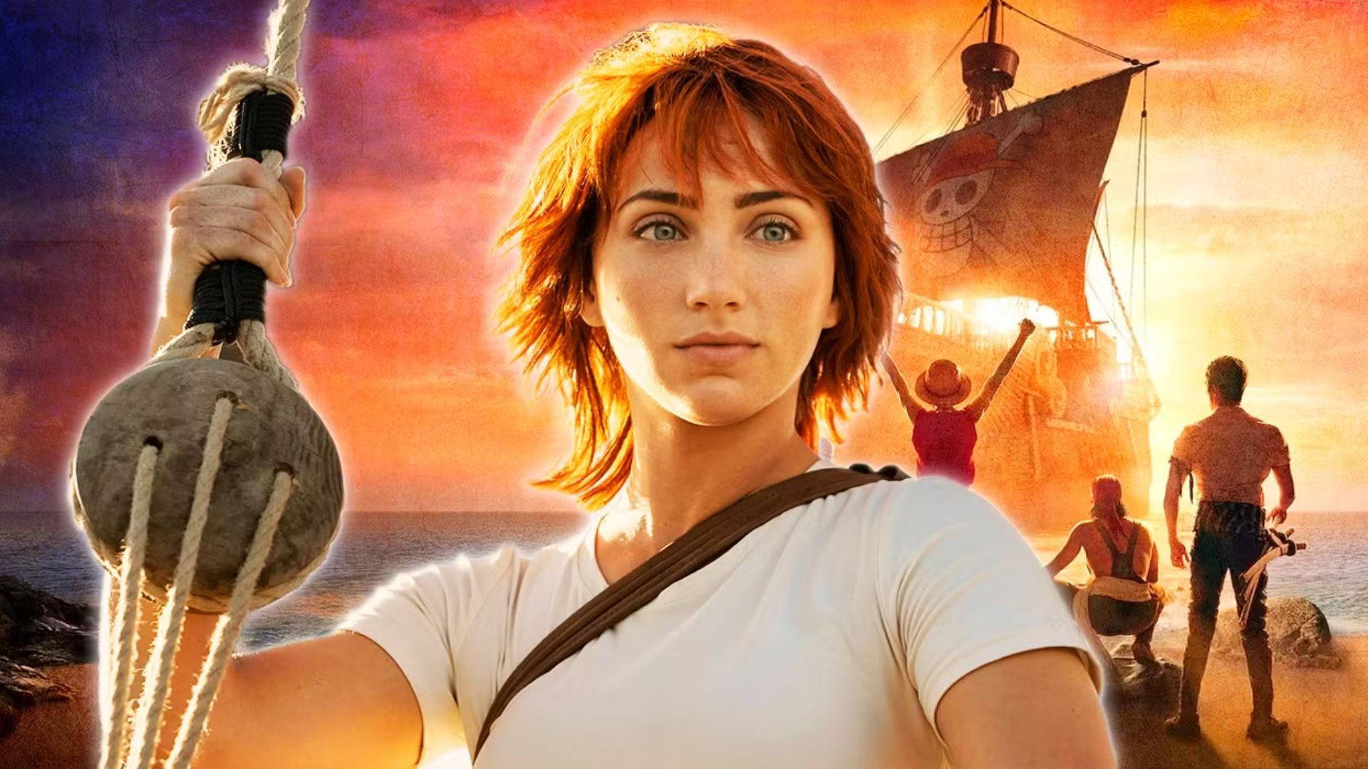 Emily Rudd defende escolha de Charithra Chandran como Vivi no live-action de One Piece